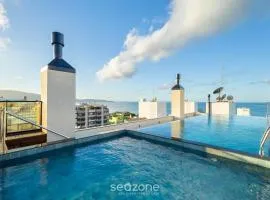 Aptos em prédio com piscina a 180m da Praia em Bombinhas - SFRs