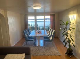 Nice Family Friendly apartment 2 bed Rooms with sea view located in Nordstrand for 5 guests with a garden and grill with sea view just beside the apartment，位于奥斯陆的酒店