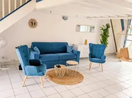 COEUR de Sainte Anne-Appartement à 50 m de la PLAGE-vue MER-Clim