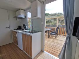 Mobilheime an der D&uuml;ne auf dem Campingplatz Westerland，位于Sylt的露营地