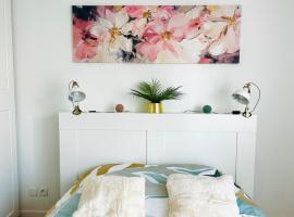 Cocon urbain, appartement 4 personnes avec jardin à 2mn de Vannes, Golfe du Morbihan，位于普雷斯科普的酒店