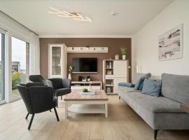 Müritztraum - Apartment in der Hafenresidenz mit Terrasse & Wellness，位于瓦伦的酒店