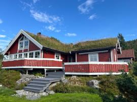 Stor hytte med praktfull havutsikt，位于Lysesund的酒店