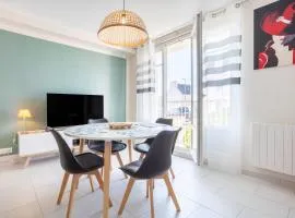 Appt 300m de la plage vue sur mer