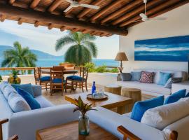 Villa 4 Rec I Frente al Mar I Alberca Privada I Condominio Porto Ixtapa，位于伊斯塔帕的酒店