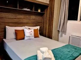 Studio vista linda, aconchegante, centro.