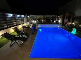Maison 8 pers avec piscine chauffée jacuzzi proche orleans