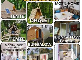 Camping Le Val Aux Fées - Brocéliande，位于Concoret的酒店