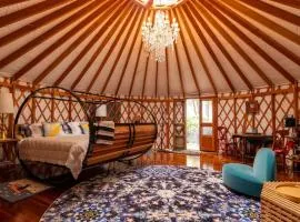 Luxury Yurt at Seaside Farm in Friendship