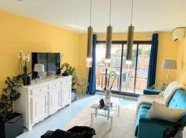 2 pieces chic avec une vue panoramique