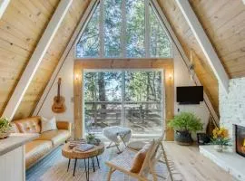 A-Frame Retreat Chic and Modern Forest Views Hammock Outdoor Dining Decks