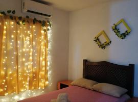 Casa Ambar 2 recamaras,aire acondicionado y factura，位于Nogueras的酒店