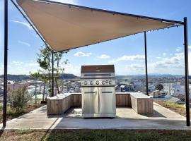 大洗の眺望抜群なコンテナハウス #本格BBQ #大型ガスグリル完備 #貸別荘 #一棟貸切 #カップルでも家族でもグループでも楽しめる宿 #大洗 #OURoom1st，位于大洗町的酒店