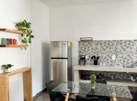 Departamento Grace, moderno y centrico con Netflix，位于坎佩切的带泳池的酒店