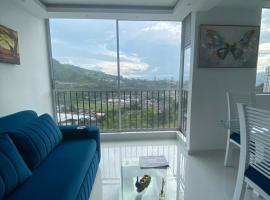 Acqua Hills apartamento amoblado para estadías largas y confort，位于多斯克布拉达斯的酒店