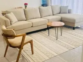 Furnished two bedroom apartment with swimming pool fully equipped gym children playground ample parking space and unbeatable scenic city views