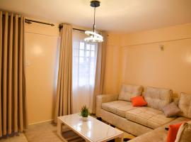 Smart 1BR Apartment in Meru Fast Wi-Fi Near Kinoru Stadium，位于Gatunga的酒店