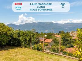 "Panorama sul Lago" Lake Maggiore, Free Wifi Netflix and Tennis，位于布雷佐的酒店