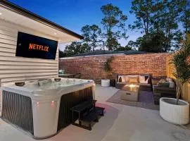 New 5 Star Luxury Putting Green Hot Tub EV Fire Pit 5Min From The Masters