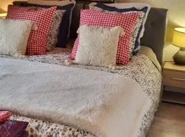 Gîte La petite maison horlogère deux chambres bain nordique & sauna , prêt de raquettes des neiges