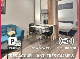 Mignon, T1 Bis cosy & calme, Neuf, Parking, Balcon，位于Gerde的酒店