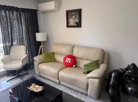 Modern apartment with sunny terrace