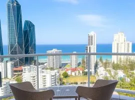 Ocean View Studio Apartment Surfers Paradise - Free Parking