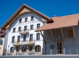 Hôtel de la Maison de la Tourbière，位于Les Ponts-de-Martel的酒店