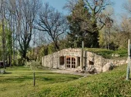Maison Terre Les Cabanes de Fallot - sauna bain-froid piscine naturelle