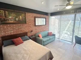 Brick Box Studio con Terraza