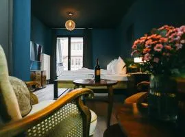 city view - Dachterrasse - privater Parkplatz