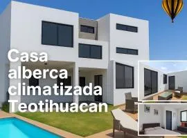 Casa Moderna c Alberca Climatizada 5 min Pirámides