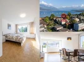 Bright Apartment in Thun, 50m to Lake Free Parking