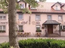 Brauereigasthof ADLER，位于黑伯廷根的酒店