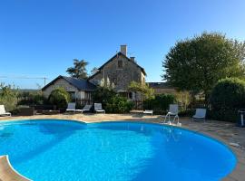Charming Countryside Retreat in Saint-Georges，位于Clavé的酒店
