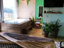 Chalé horizonte azul