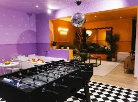 My Funky House - Jacuzzi, Sauna, billard, cinéma, Nintendo Switch, jeux, filet suspendu