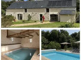 Les Gîtes de La Pellerie - 2 piscines intérieur & extérieur - Touraine - 3 gîtes - familial, calme, campagne