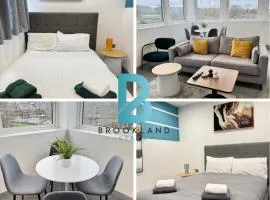 Two Bedroom Flat by Brookland Stays Serviced Accommodation Short Lets Leeds with Free WiFi
