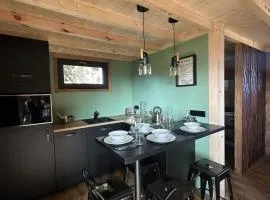 Lodge with private spa