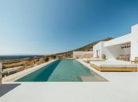 Sea view - Luxury Pool Villa - Golden Beach, Paros
