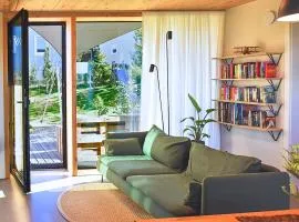 Rückzugsort in modernem Holzhaus