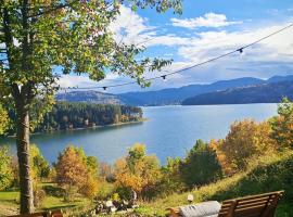 Moon Lake Bicaz - Casa Imero，位于Buhalniţa的带泳池的酒店