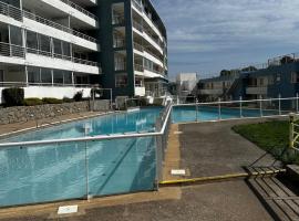 Concon vista al mar en Costa Lilenes hasta 6 personas，位于瓦尔帕莱索的酒店