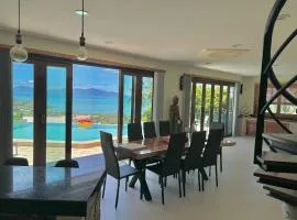 Panoramic sea view North cost bophut night market