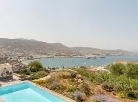 Near Parikia - 4BR Villa with Pool & View - Mirabilia