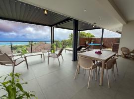 Le Manahere Spacious Apartment with Panoramic Views of Moorea - Faa'a，位于Avae的酒店