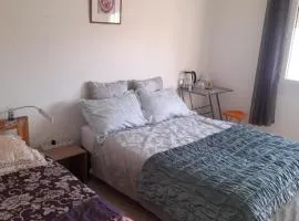 Peaceful room, Thuir centre, view Le Canigou