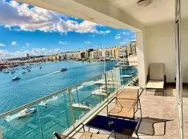 Sliema Seaview Apartment- Valletta Views - APT 8, 49 Tigne Point Mansions