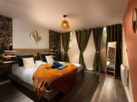 LE CONCORDE-WIFI-Clim-Parking-3étoiles-OcKeys，位于Bram的酒店
